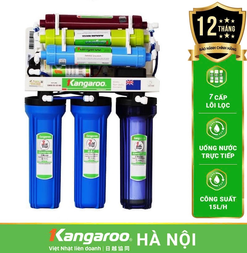 Máy lọc nước Kangaroo KG09 / KG07G4  7 Lõi Không Vỏ