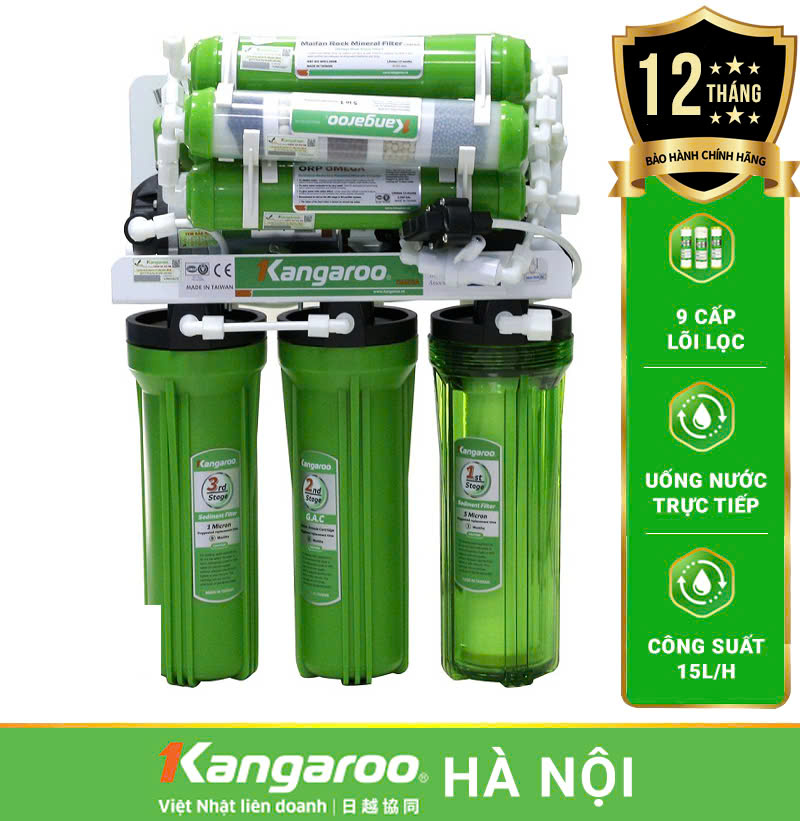 KG110 KV Máy lọc nước Kangaroo - Tạo nước Omega Model 2025