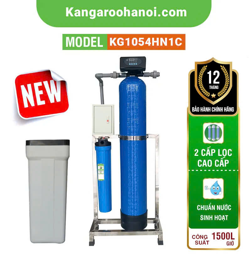 Bộ lọc tổng đầu nguồn gia đình KG1054HN1C, Van tự động, Xử lý Canxi