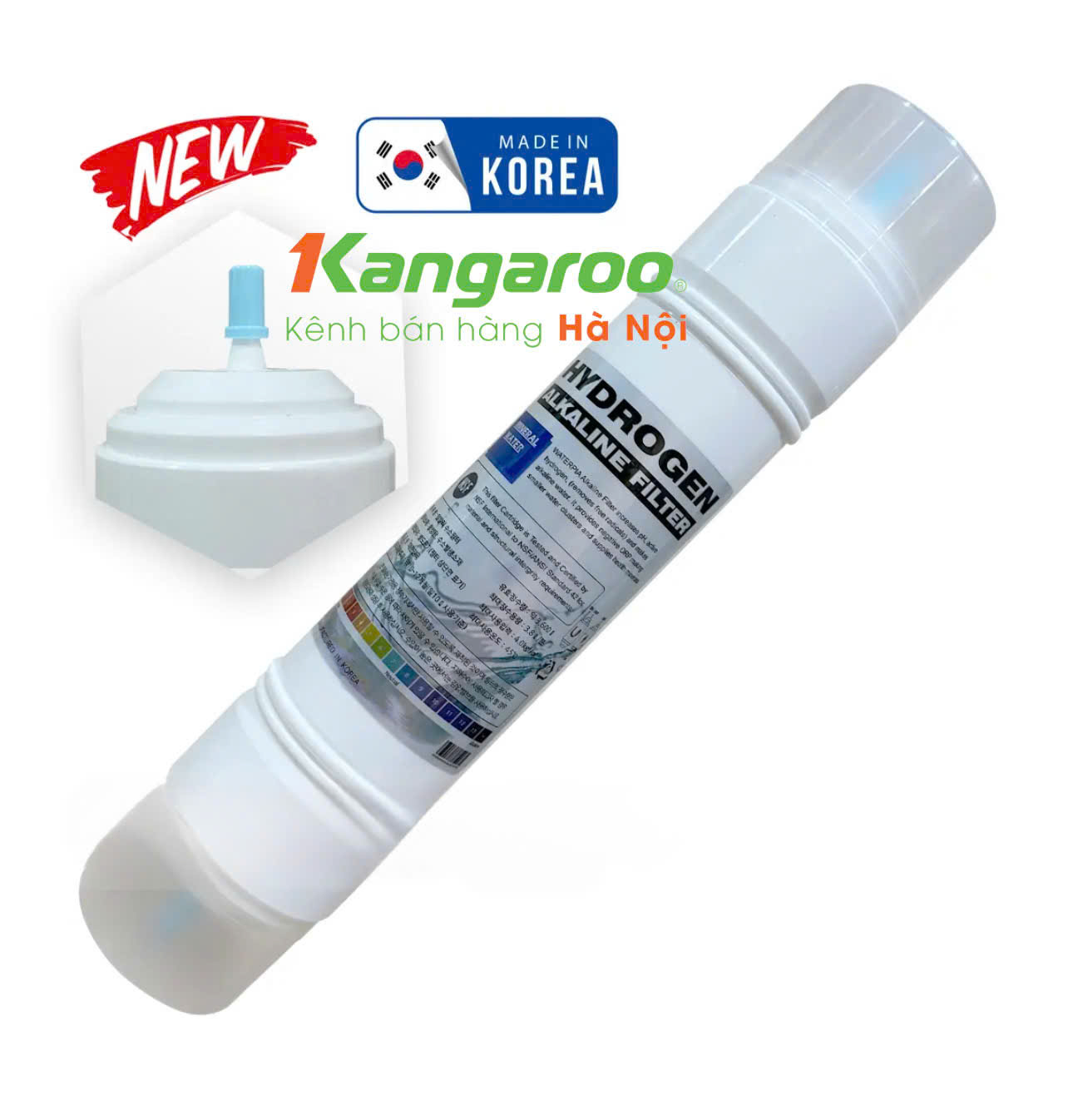 Lõi lọc nước ion Kiềm Alkaline Hydrogen - Nhập Khẩu Hàn Quốc